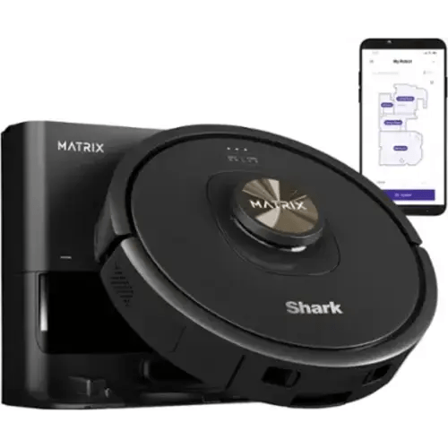 Shark - Matrix Self-Emptying Robot Vacuum with Precision Home Mapping and Extended Runtime, Wi-Fi Connected - Black