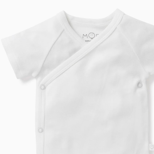 Short Sleeve Wrap Bodysuit - 1 pack - Newborn