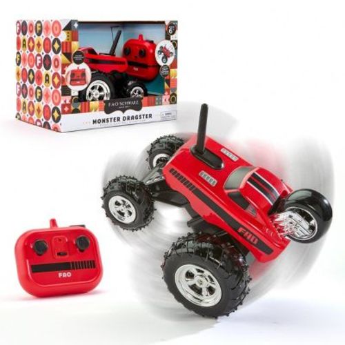 Fao Schwarz Rc Monster Dragster Stunt Car