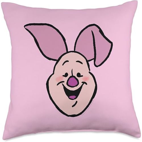 Disney Winnie the Pooh Piglet Happy Big Face Costume Throw Pillow