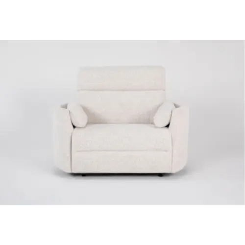 Rayna Snow Power Gliding Oversized Cuddler Recliner | Living Spaces