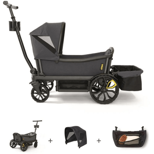 Veer Cruiser Essentials Bundle - Grey | Traveling Tikes
