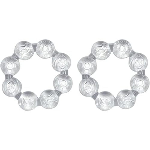 Cooling Ring Teether-Clear (Pack of 2)