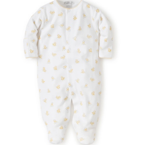 Hatchlings Print Footie - Size: 6-9M