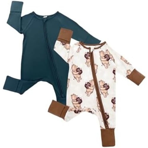 Bow Dream Bamboo Rayon Baby Pajamas Infant Sleepers Newborn Girl Boy Clothes Rompers Jumpsuit Outfit