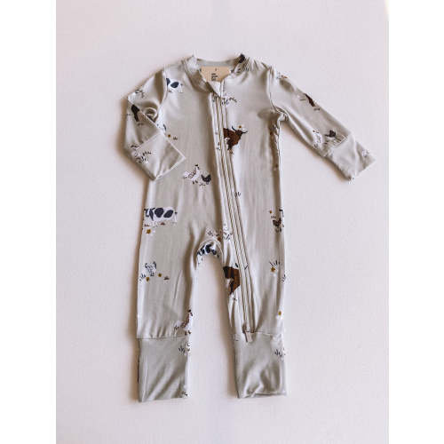 out on the farm bamboo romper