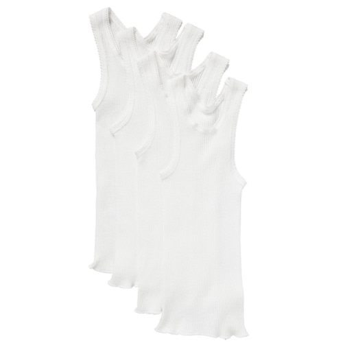 BONDS Baby Vest 4 Pack | BYLV | White