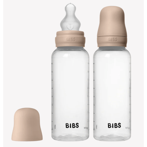 BIBS PP Baby Bottle 9oz Silicone 2-Pack Blush | Medium Flow – Bibsworld store US