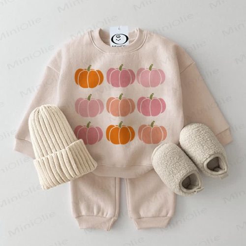 Baby 2-Piece Nine Pumpkins Beige Set