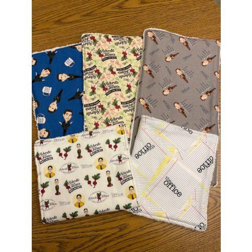 Burp Cloth the Office - Etsy