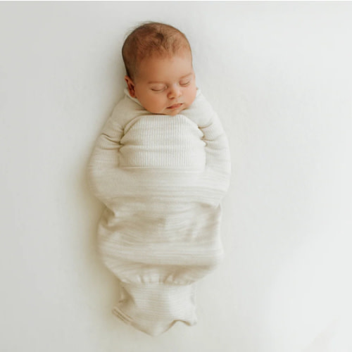 Bamboo Blend Beige Swaddle Sleep Sack – Swaddelini, Small
