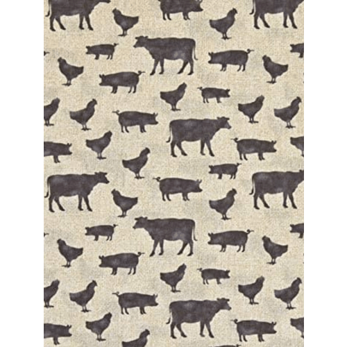 Changing Pad Cover - Farm Animals on tan Farm Cover