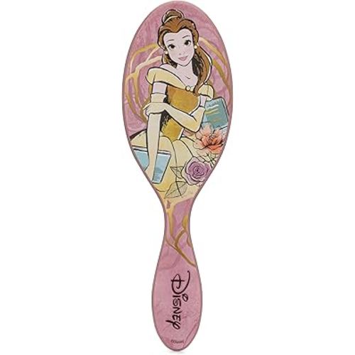 Wet Brush Disney Original Hair Detangler, Belle (Elegant Princess), Ultra-Soft IntelliFlex Bristles, Detangling Brush Glides Through Tangles (Wet Dry & Damaged Hair), Women & Men