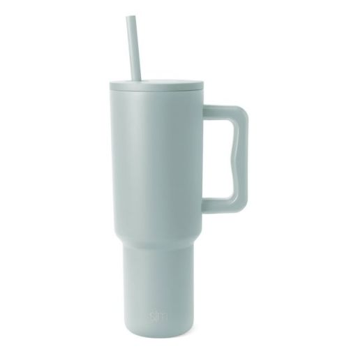 Simple Modern Trek 40oz Stainless Steel Lidded Tumbler Powder Coat Mauve: Dishwasher-Safe Slim Cup for Cold Beverages