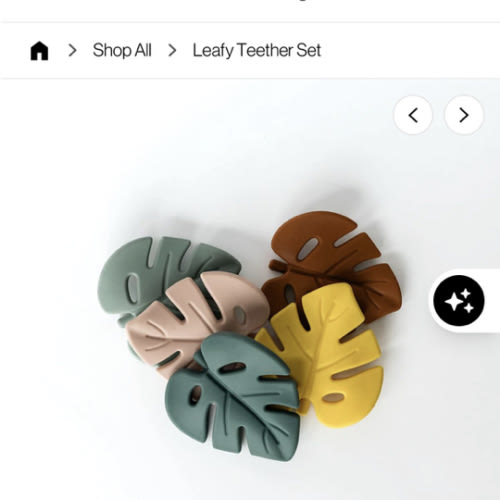 Leafy Teether Set