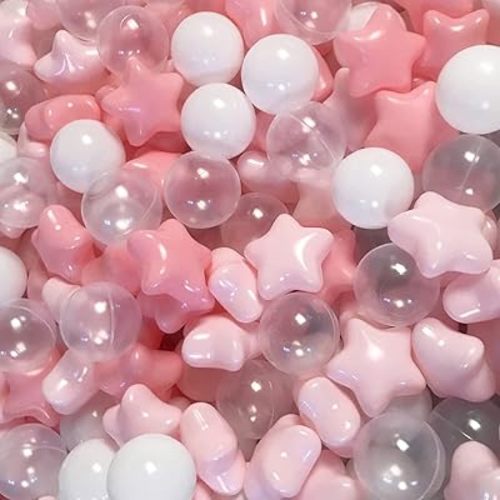 Ball Pit Balls with Balls for Toddlers, Crush Proof Plastic Children's Toy Balls Macaron Ocean Balls for Birthday Parties Games Pool