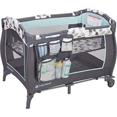 Baby Trend Trend-E Nursery Center Playard, Doodle Dots
