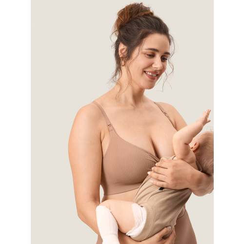 Ribbed Scoop Nursing Bralette