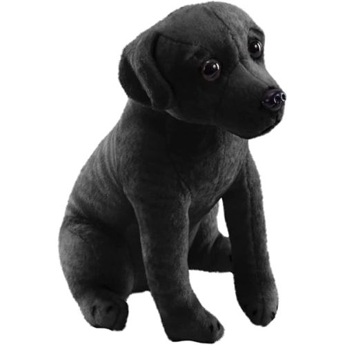 Wild Republic Rescue Dog, Black Labrador, Stuffed Animal, with Sound, 5.5 inches, Gift for Kids, Plush Toy, Fill is Spun Recycled Water Bottles
