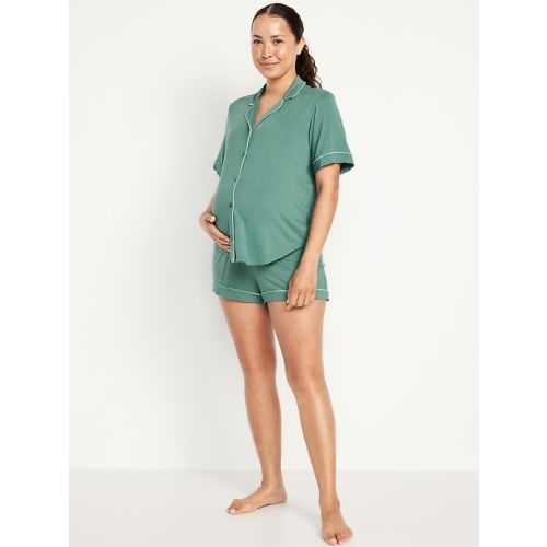 Maternity Classic Pajama Short Set