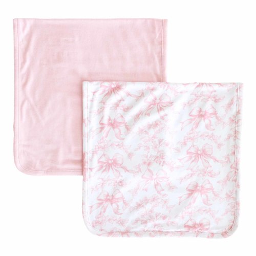 Fancy Frills 2pc Burp Cloth Set