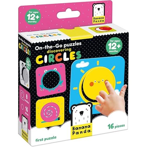 On-The-Go Puzzle Discovering Circles 12m+ Toddler Puzzles