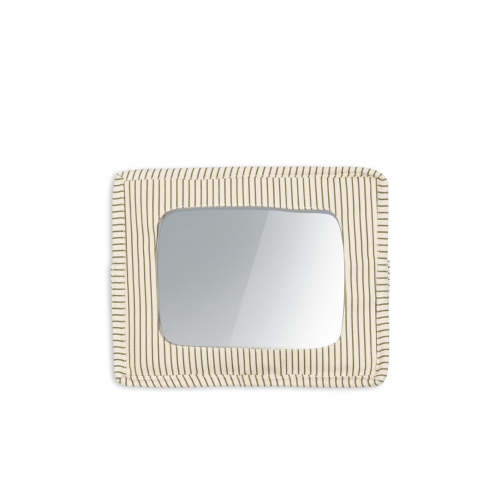 CAR MIRROR - tea stripe