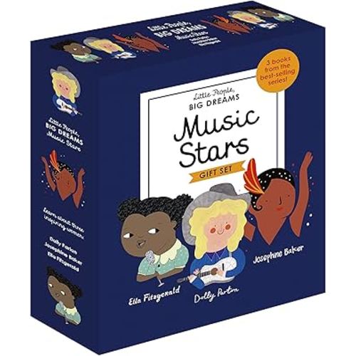 Little People, BIG DREAMS: Music Stars: 3 books from the best-selling series! Ella Fitzgerald - Dolly Parton - Josephine Baker