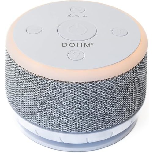 Yogasleep Dohm Nova White Noise Sound Machine, Better Sleep for Babies & Adults. Includes Night Light, 10 Fan Speeds & Calming Pink Noise for Louder Noise Masking. Noise Canceling for Office Privacy.
