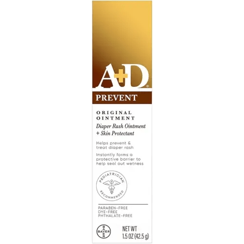 A&D Diaper Rash Ointment & Skin Protectant, Original -1.5 Ounces - 2 Pack