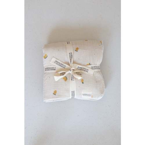 Organic Baby Blanket Lemon