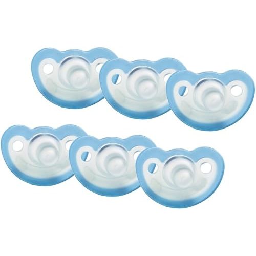 JollyPop 0-3 Months Pacifier 6 Pack Unscented - Blue