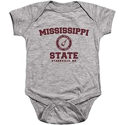 Mississippi State University Official Circle Logo Unisex Infant Snap Suit for Baby
