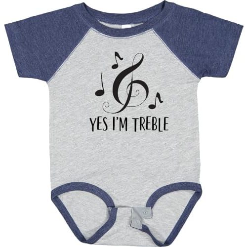 inktastic Funny Music Yes Im Treble Gift Baby Bodysuit