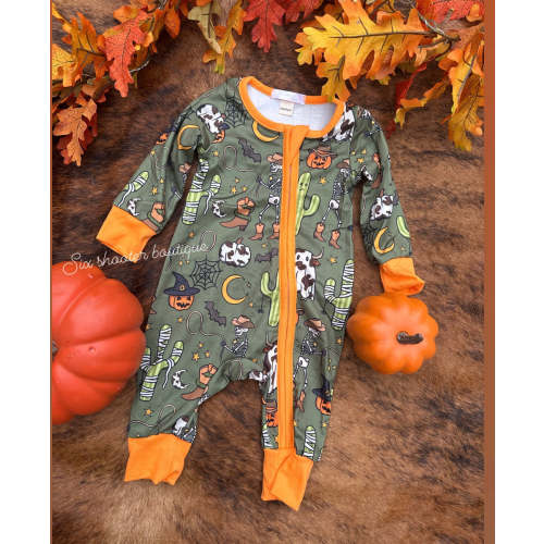 Halloween western life baby sleeper