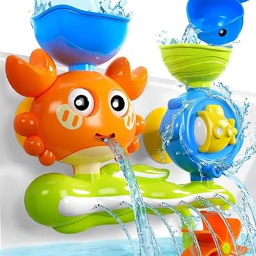 Crab Bath Toys for Kids Ages 1-3 Toddlers 2-4, Bathtub Toys for Babies, Water Shower Tub Toys for Boys Girls Infant Gifts Presents