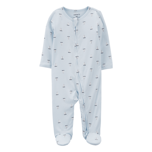 Baby Sailboat Zip-Up PurelySoft Sleep & Play Pajamas - Carter's | Carter's