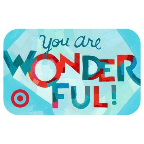 You Are Wonderful Target GiftCard $20