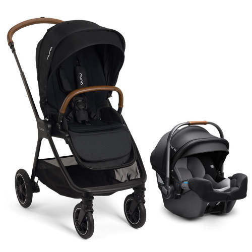 TRIV Next Stroller + PIPA Series Travel System Caviar / PIPA rx / Caviar