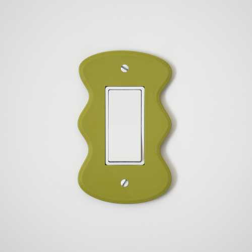 Modern Abstract Light Switch Cover – Minimalist Wall Plate for Home Décor