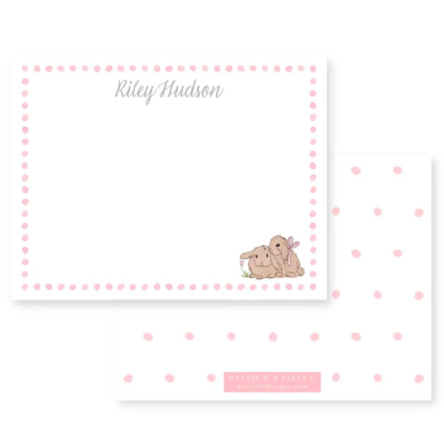 Some Bunny Flat Note Card Stationery