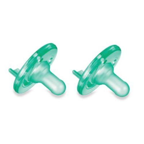 Philips Avent 0-3 M Soothie Pacifiers in Green (2-Pack) - GREEN - 0-3 MONTHS