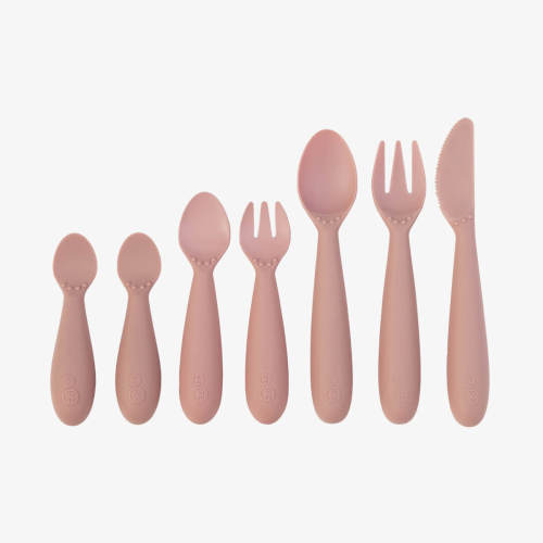 Developmental Utensil Set by ezpz / Spoon, Fork & Knife for Toddlers