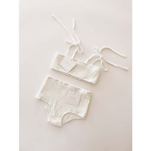 High Waisted Bikini Bottoms - Coconut