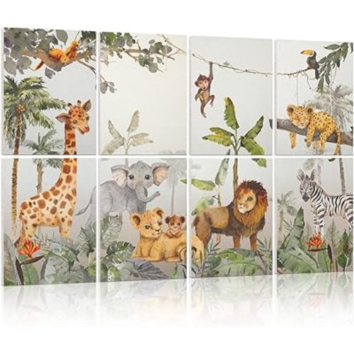 HLJ ART Art Acoustic Panels: Soundproof Padding Decorative Noise Absorbing Panel for Studio Office, 8 Pack 12x16 Acoustic Treatment for Recording Studio