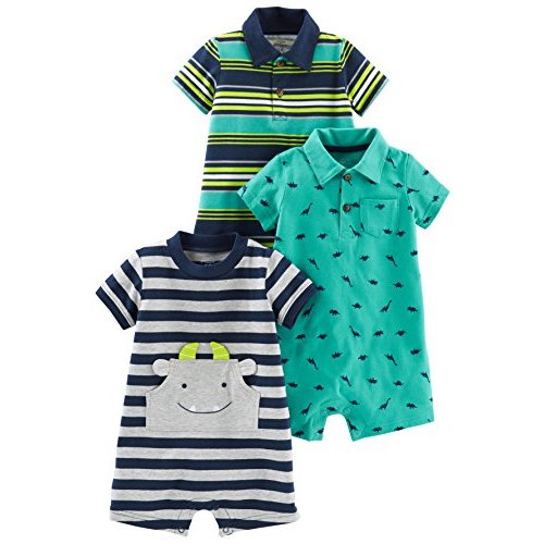Simple Joys by Carter's baby-boys 3-pack Rompers