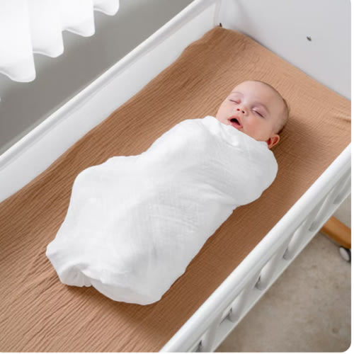 Muslin Swaddle Blankets White