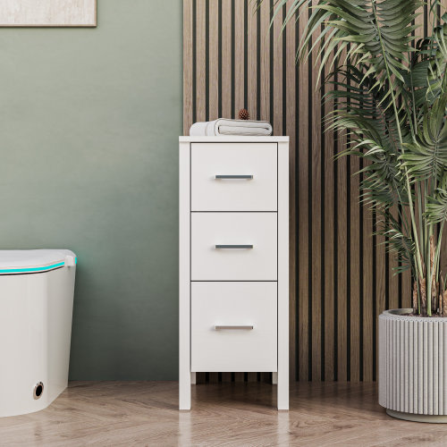 Freestanding Side Cabinet with 3 Drawers