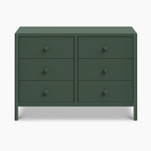 daVinci Birdie 6-Drawer Dresser - Forest Green
