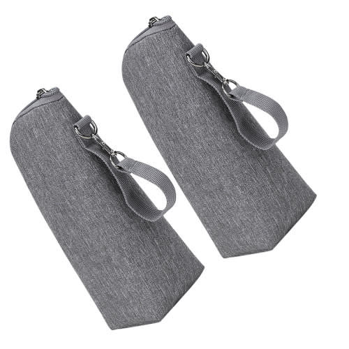 2 Pcs Baby Food Cooler Bottle Bag Insulated Storage Box Oxford Cloth Travel